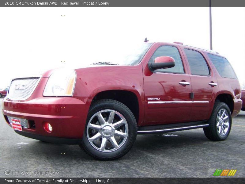 Red Jewel Tintcoat / Ebony 2010 GMC Yukon Denali AWD