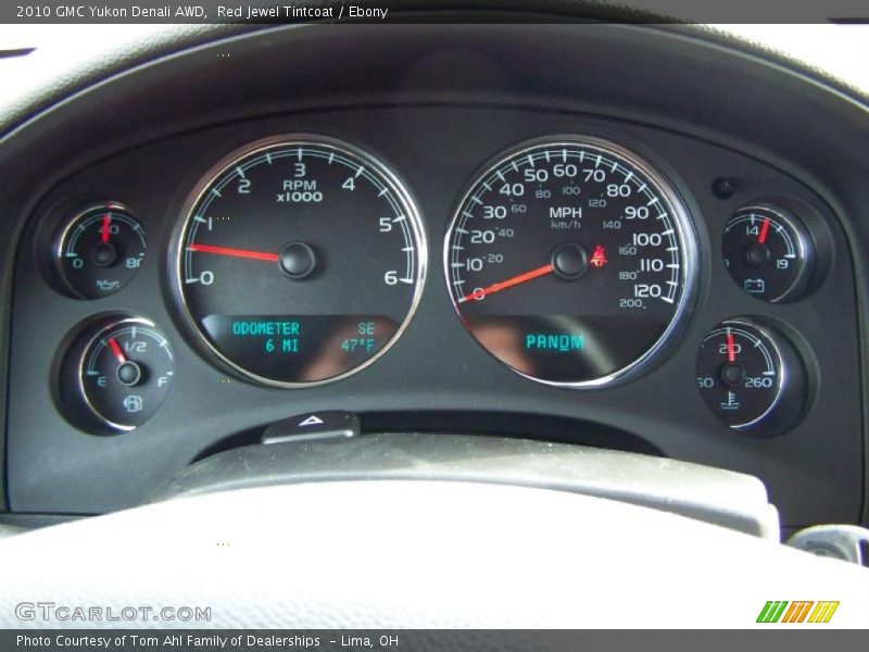 Red Jewel Tintcoat / Ebony 2010 GMC Yukon Denali AWD