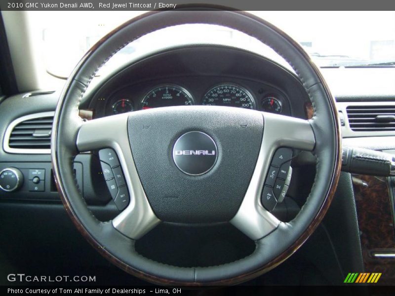Red Jewel Tintcoat / Ebony 2010 GMC Yukon Denali AWD