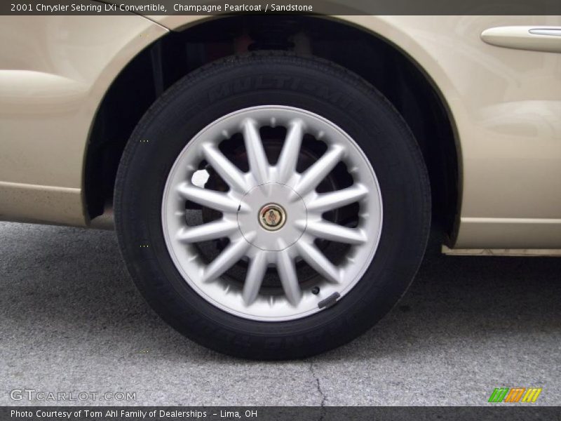 Champagne Pearlcoat / Sandstone 2001 Chrysler Sebring LXi Convertible