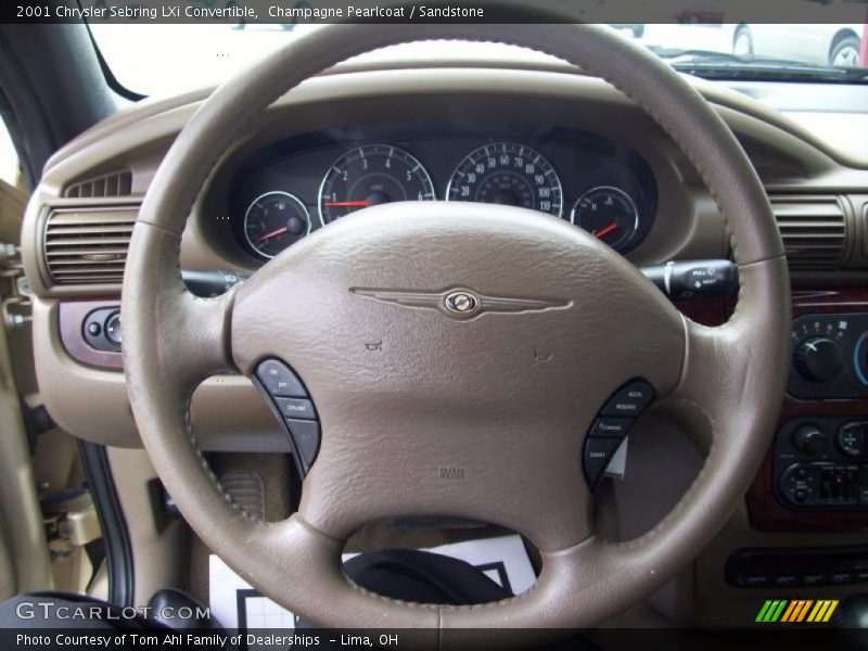 Champagne Pearlcoat / Sandstone 2001 Chrysler Sebring LXi Convertible