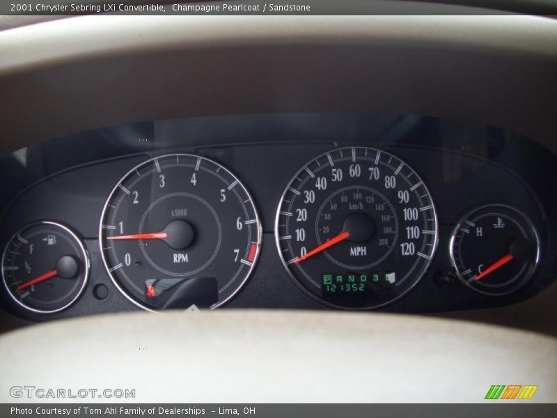 Champagne Pearlcoat / Sandstone 2001 Chrysler Sebring LXi Convertible