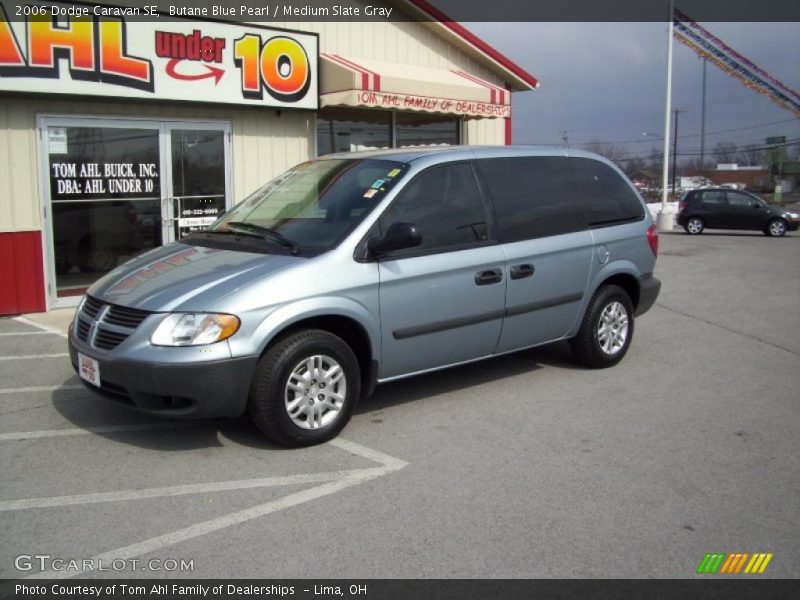 Butane Blue Pearl / Medium Slate Gray 2006 Dodge Caravan SE