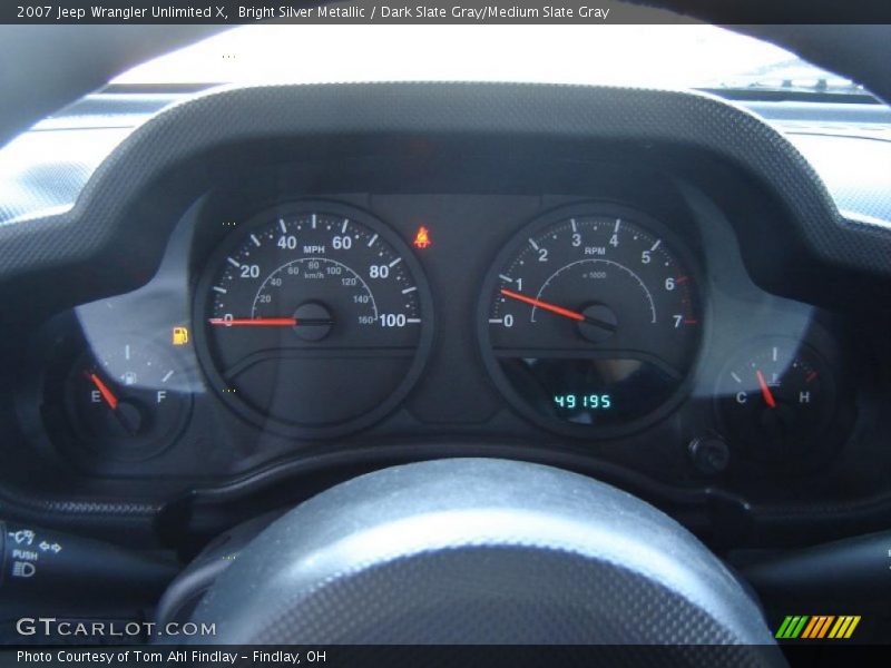 Bright Silver Metallic / Dark Slate Gray/Medium Slate Gray 2007 Jeep Wrangler Unlimited X