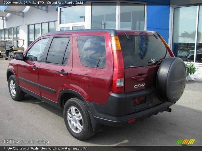 Chianti Red Pearl / Saddle 2004 Honda CR-V EX 4WD