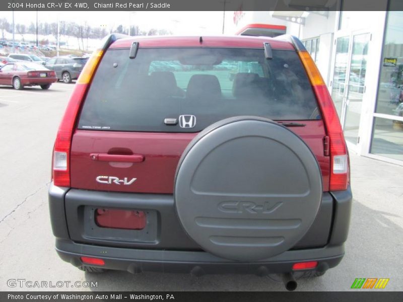Chianti Red Pearl / Saddle 2004 Honda CR-V EX 4WD
