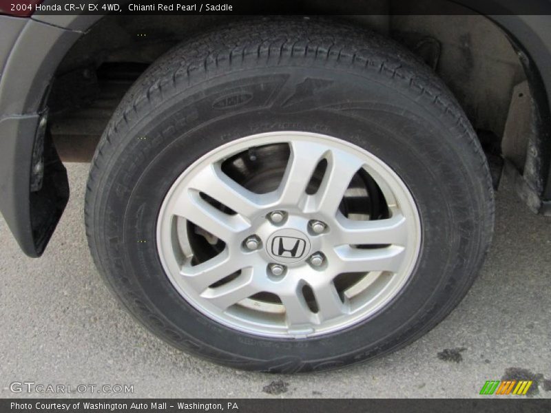 Chianti Red Pearl / Saddle 2004 Honda CR-V EX 4WD