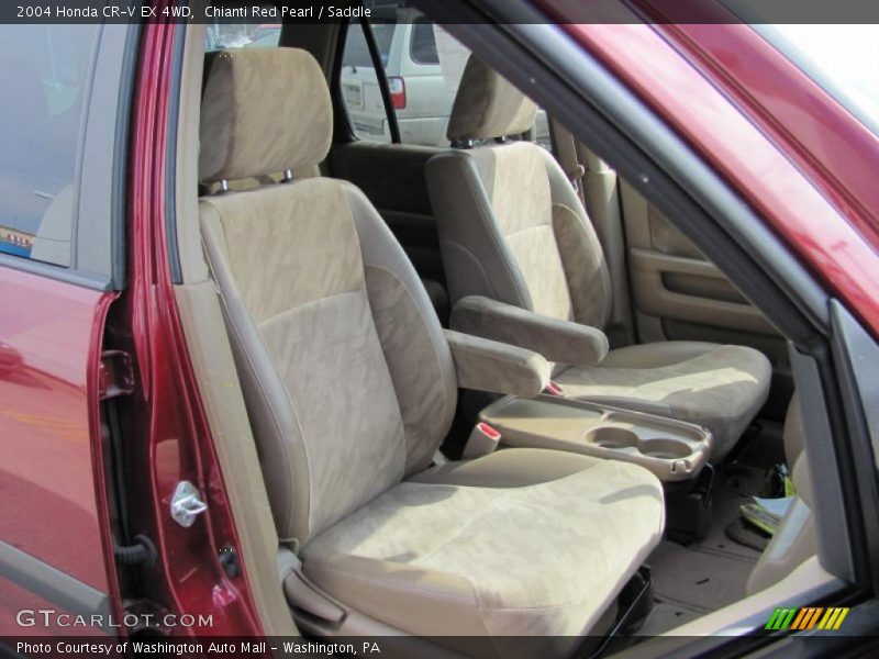 Chianti Red Pearl / Saddle 2004 Honda CR-V EX 4WD