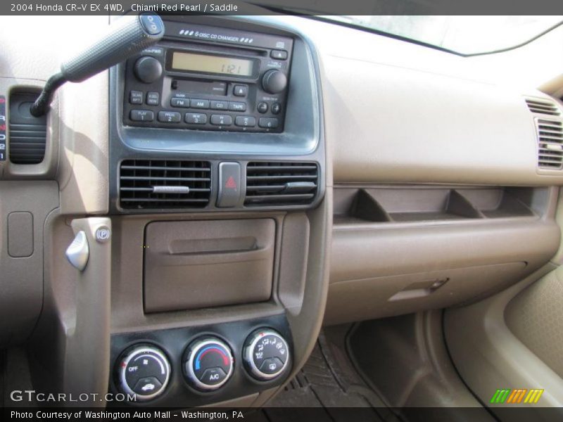 Chianti Red Pearl / Saddle 2004 Honda CR-V EX 4WD