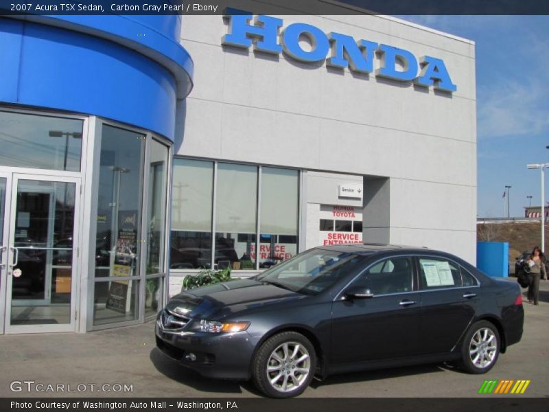 Carbon Gray Pearl / Ebony 2007 Acura TSX Sedan