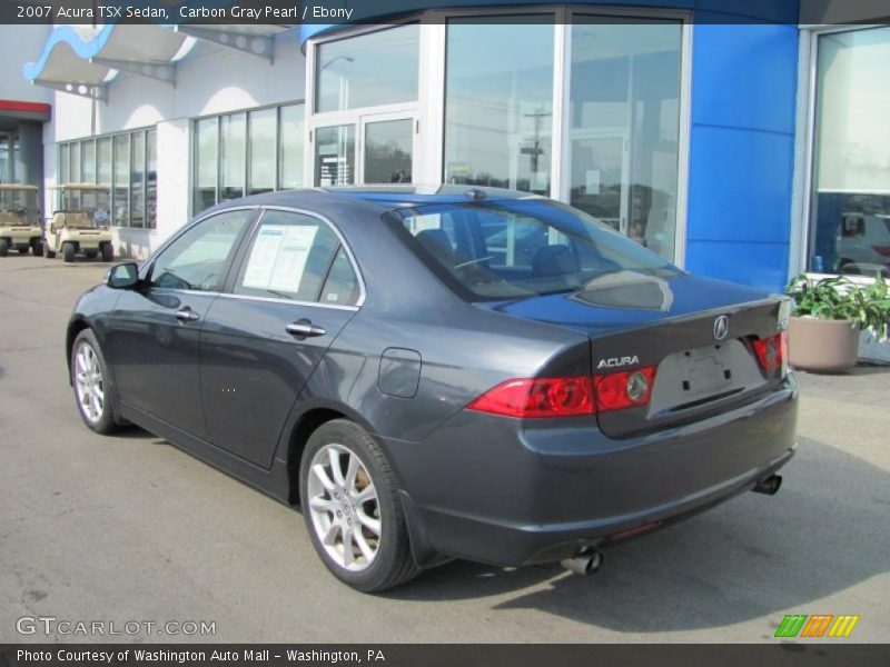 Carbon Gray Pearl / Ebony 2007 Acura TSX Sedan