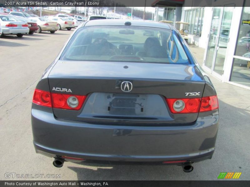 Carbon Gray Pearl / Ebony 2007 Acura TSX Sedan