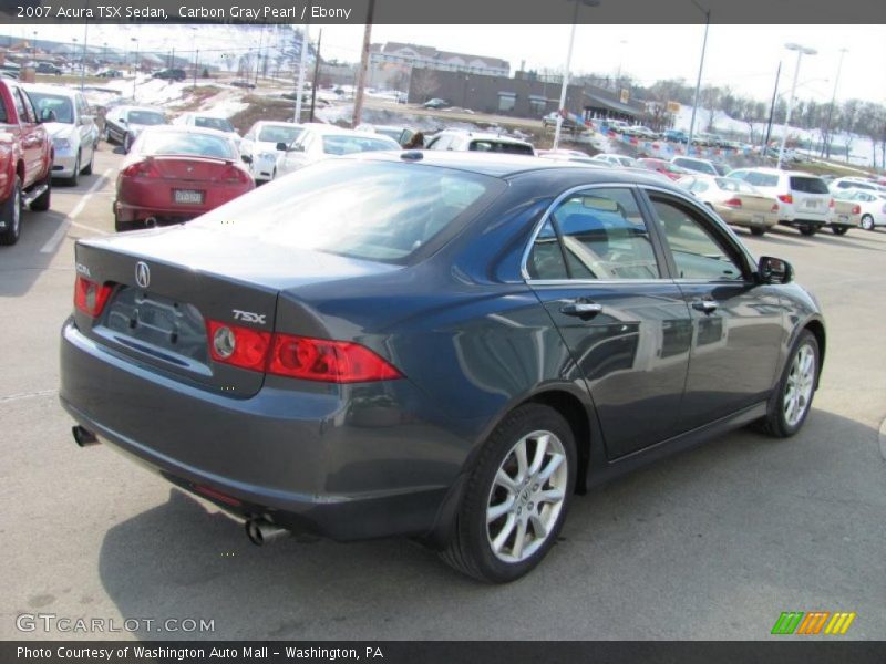 Carbon Gray Pearl / Ebony 2007 Acura TSX Sedan