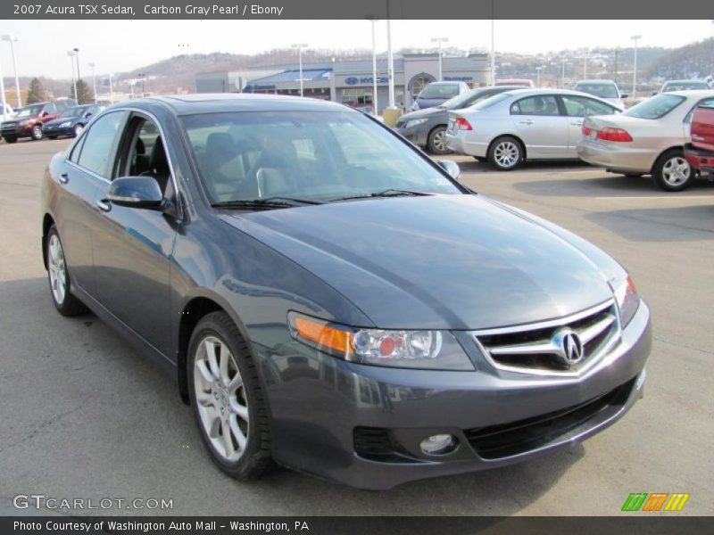 Carbon Gray Pearl / Ebony 2007 Acura TSX Sedan
