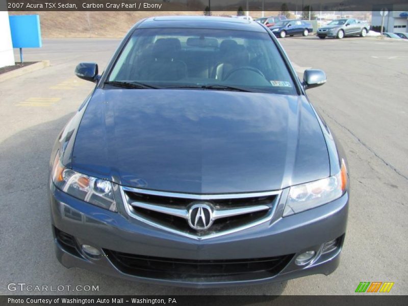 Carbon Gray Pearl / Ebony 2007 Acura TSX Sedan