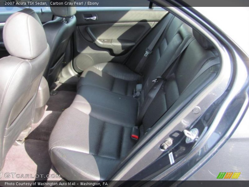 Carbon Gray Pearl / Ebony 2007 Acura TSX Sedan