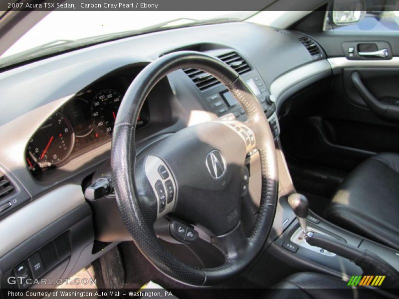 Carbon Gray Pearl / Ebony 2007 Acura TSX Sedan