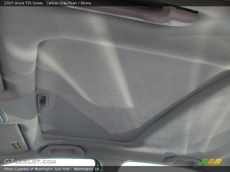 Carbon Gray Pearl / Ebony 2007 Acura TSX Sedan
