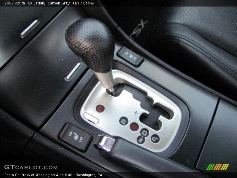 Carbon Gray Pearl / Ebony 2007 Acura TSX Sedan