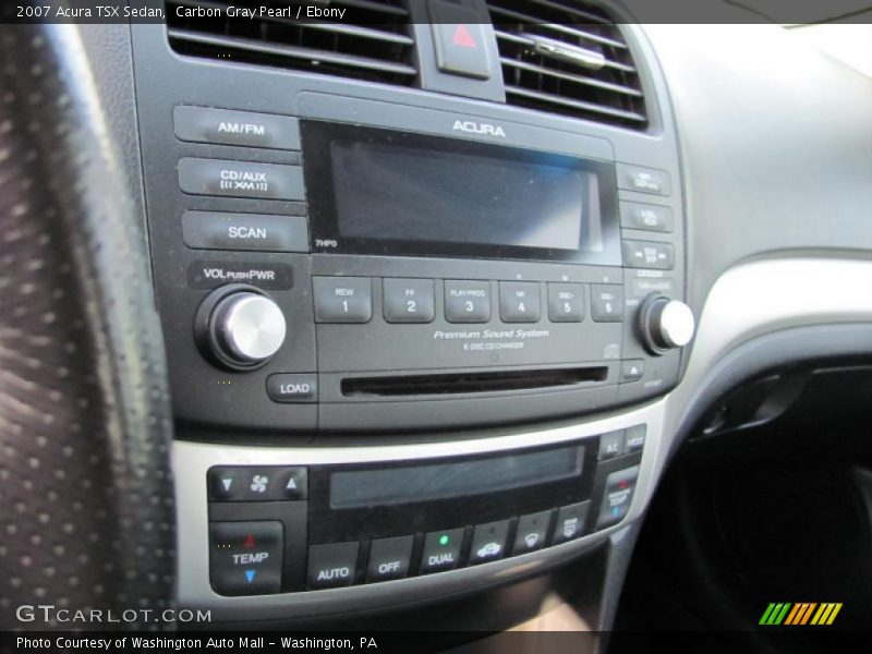 Carbon Gray Pearl / Ebony 2007 Acura TSX Sedan