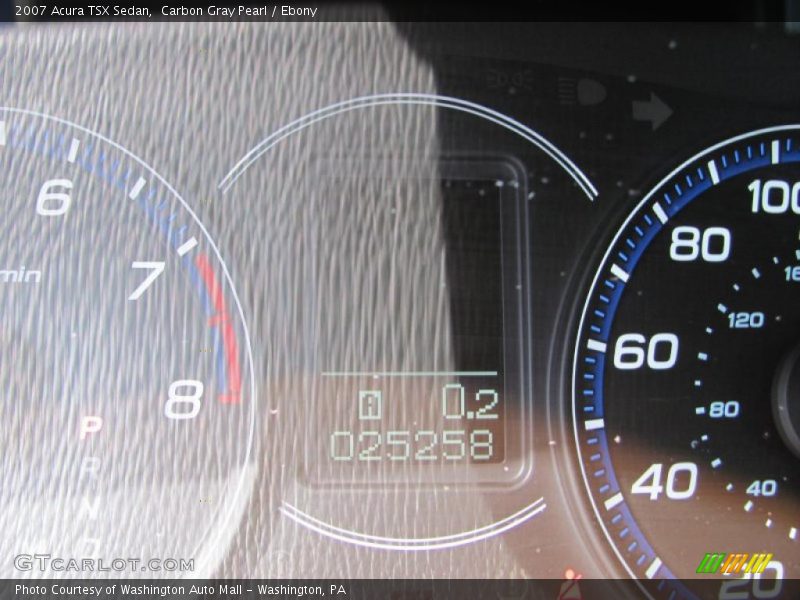 Carbon Gray Pearl / Ebony 2007 Acura TSX Sedan