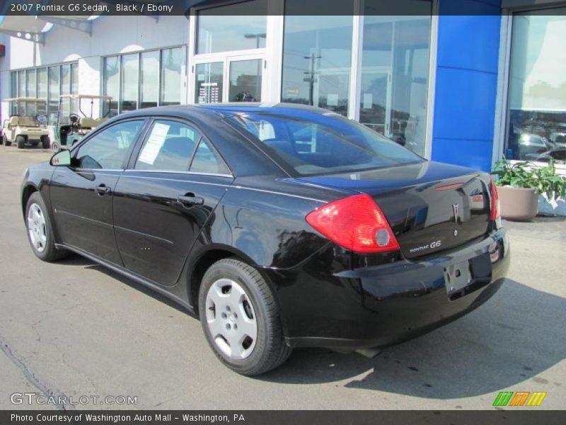 Black / Ebony 2007 Pontiac G6 Sedan