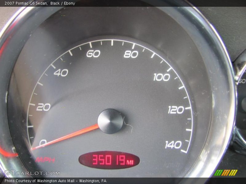 Black / Ebony 2007 Pontiac G6 Sedan