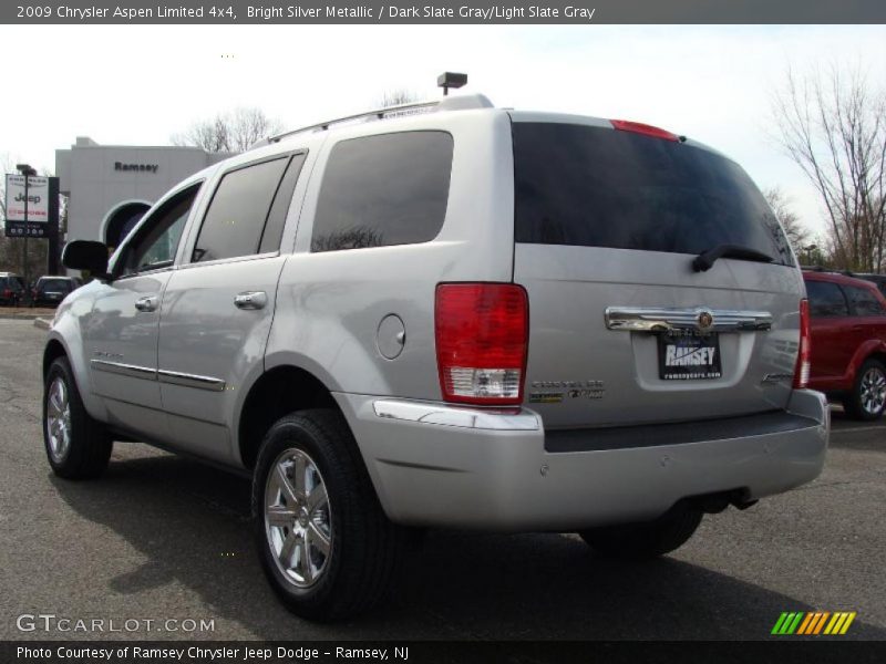 Bright Silver Metallic / Dark Slate Gray/Light Slate Gray 2009 Chrysler Aspen Limited 4x4