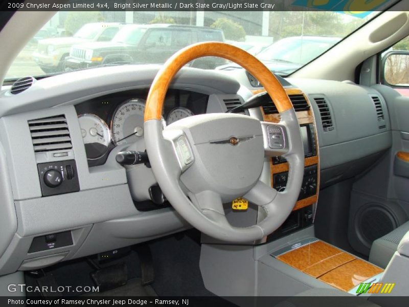 Bright Silver Metallic / Dark Slate Gray/Light Slate Gray 2009 Chrysler Aspen Limited 4x4