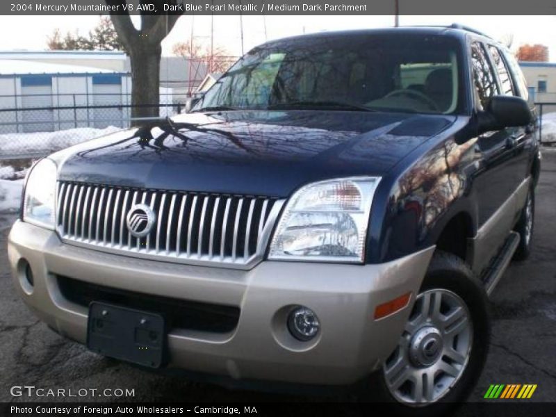 Dark Blue Pearl Metallic / Medium Dark Parchment 2004 Mercury Mountaineer V8 AWD