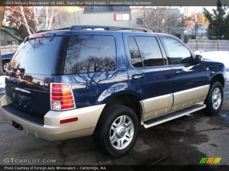 Dark Blue Pearl Metallic / Medium Dark Parchment 2004 Mercury Mountaineer V8 AWD