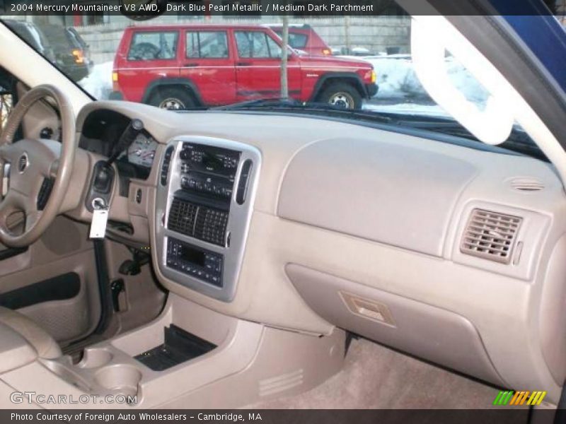 Dark Blue Pearl Metallic / Medium Dark Parchment 2004 Mercury Mountaineer V8 AWD