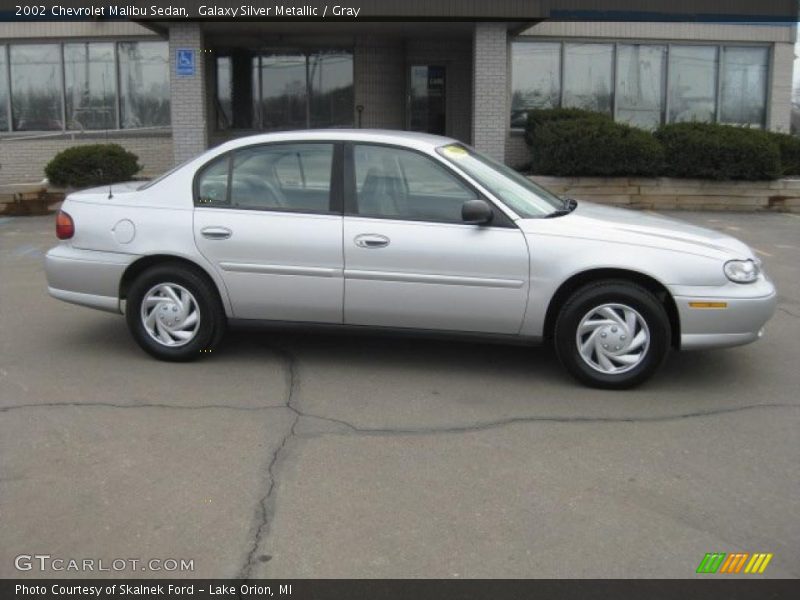 Galaxy Silver Metallic / Gray 2002 Chevrolet Malibu Sedan