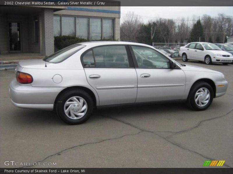 Galaxy Silver Metallic / Gray 2002 Chevrolet Malibu Sedan