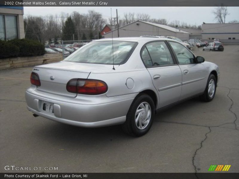 Galaxy Silver Metallic / Gray 2002 Chevrolet Malibu Sedan