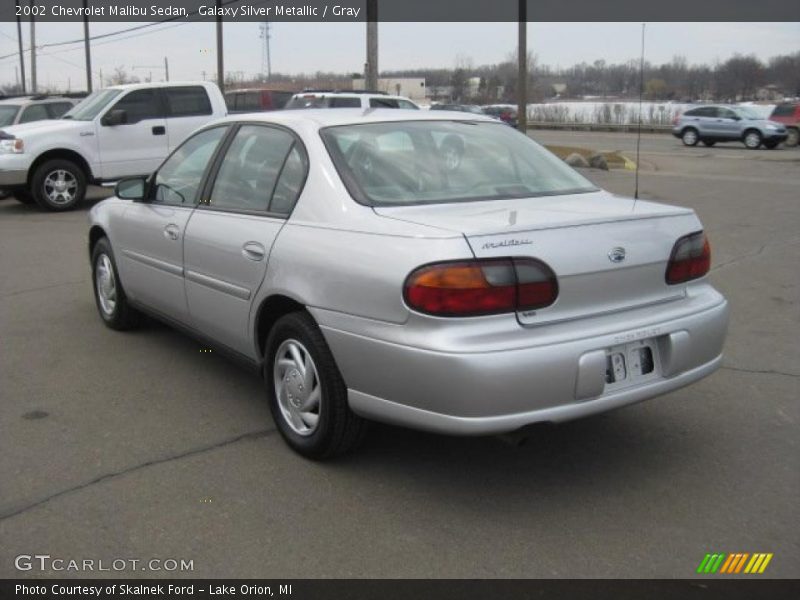 Galaxy Silver Metallic / Gray 2002 Chevrolet Malibu Sedan