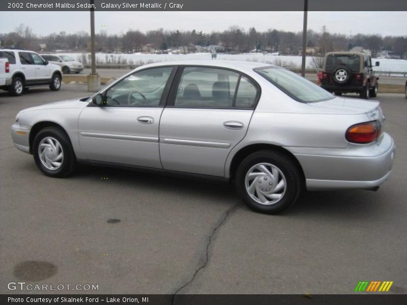 Galaxy Silver Metallic / Gray 2002 Chevrolet Malibu Sedan