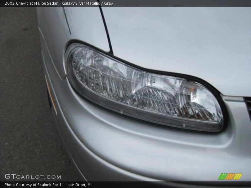 Galaxy Silver Metallic / Gray 2002 Chevrolet Malibu Sedan