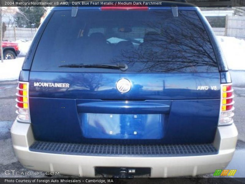 Dark Blue Pearl Metallic / Medium Dark Parchment 2004 Mercury Mountaineer V8 AWD