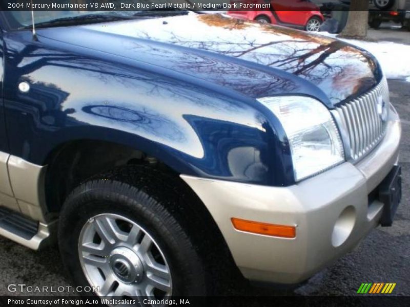 Dark Blue Pearl Metallic / Medium Dark Parchment 2004 Mercury Mountaineer V8 AWD