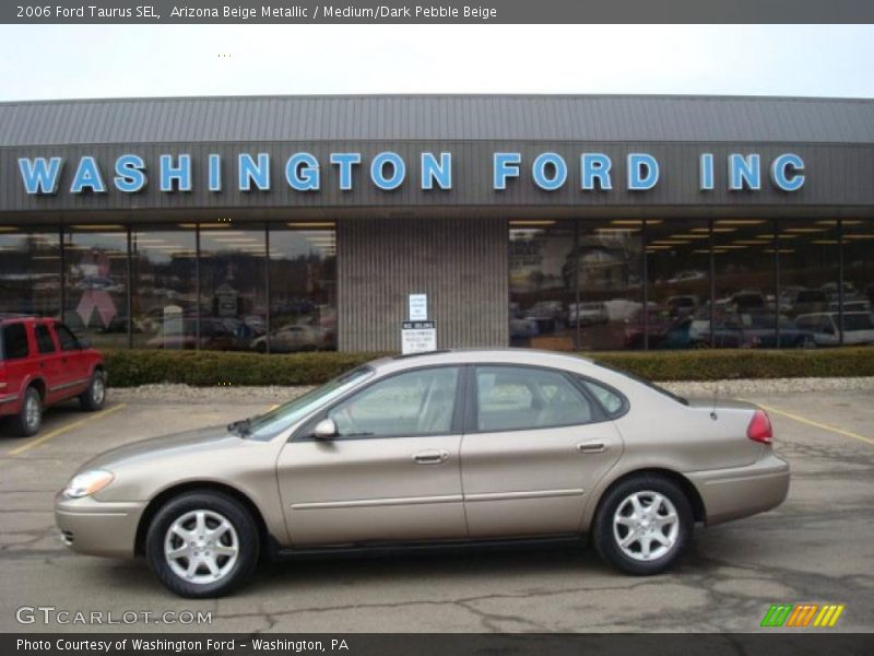 Arizona Beige Metallic / Medium/Dark Pebble Beige 2006 Ford Taurus SEL