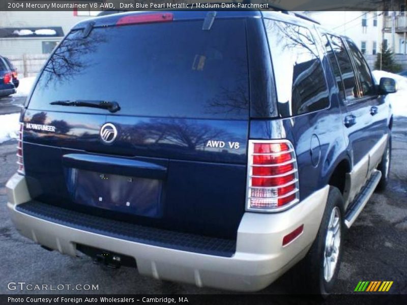 Dark Blue Pearl Metallic / Medium Dark Parchment 2004 Mercury Mountaineer V8 AWD