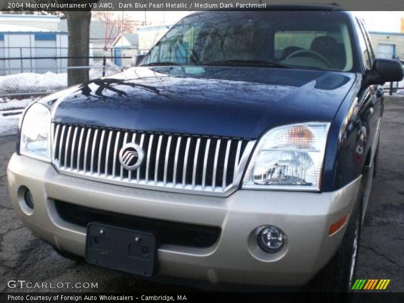 Dark Blue Pearl Metallic / Medium Dark Parchment 2004 Mercury Mountaineer V8 AWD
