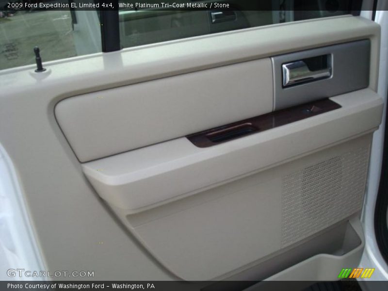 White Platinum Tri-Coat Metallic / Stone 2009 Ford Expedition EL Limited 4x4