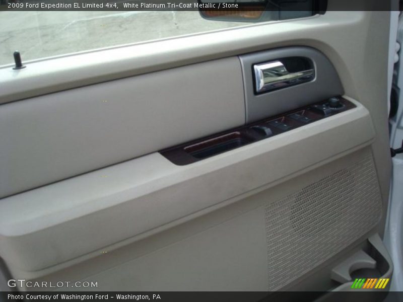 White Platinum Tri-Coat Metallic / Stone 2009 Ford Expedition EL Limited 4x4
