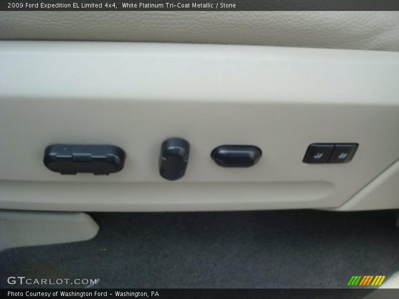 White Platinum Tri-Coat Metallic / Stone 2009 Ford Expedition EL Limited 4x4