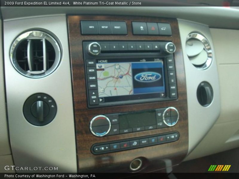 White Platinum Tri-Coat Metallic / Stone 2009 Ford Expedition EL Limited 4x4