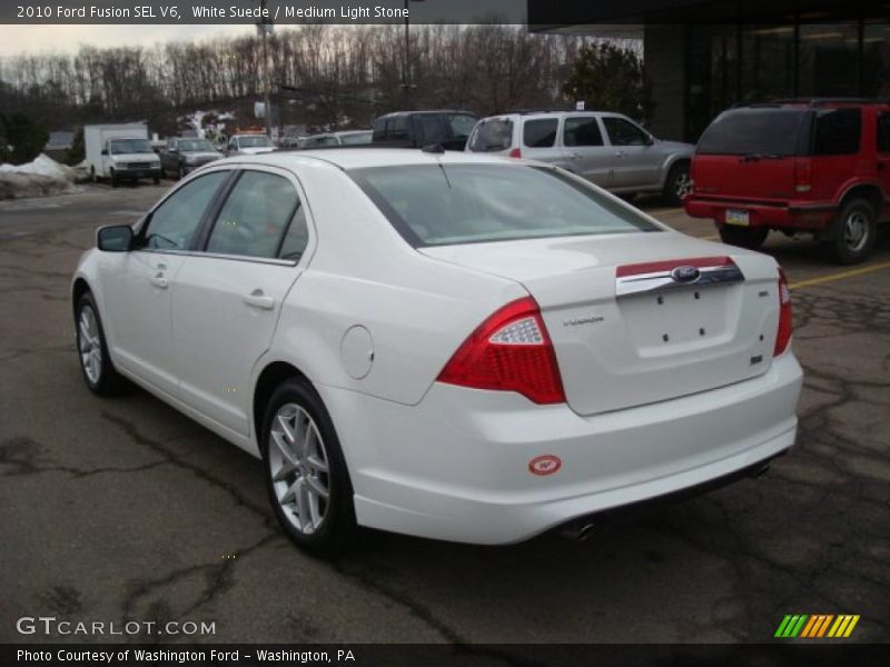 White Suede / Medium Light Stone 2010 Ford Fusion SEL V6