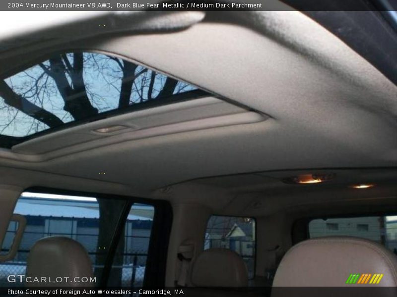 Dark Blue Pearl Metallic / Medium Dark Parchment 2004 Mercury Mountaineer V8 AWD