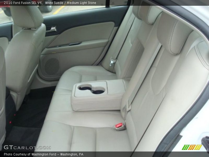 White Suede / Medium Light Stone 2010 Ford Fusion SEL V6